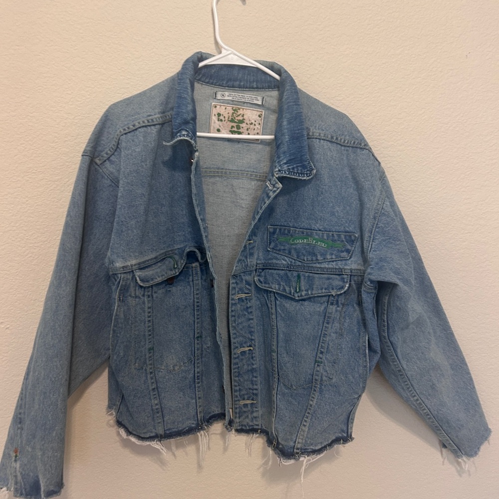 Vintage Code Bleu Jean jacket xl